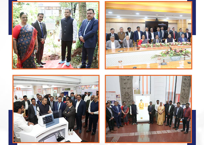 Financial Services Secretary visits Corporate office, Bank of Baroda